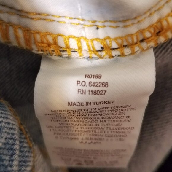 Boden Jeans Womens US 8 EU 12 Blue Relaxed Straight Turn Up Ankle Skimming R0189 - Picture 10 of 10